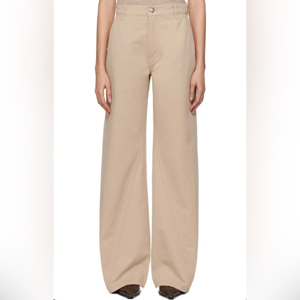 Anine Bing Oatmeal Trousers